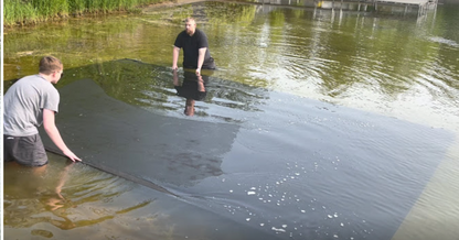 Weeds Won't Grow — With LakeMat Pro!